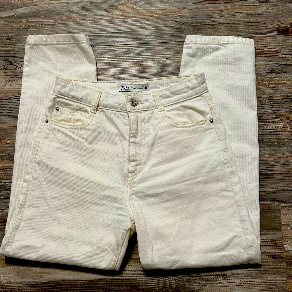 Zara size 4 straight leg pants